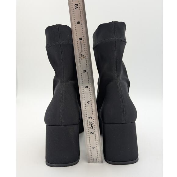 Pedro Garcia Idoia Sock Bootie Women's Round Toe Black Size US9.5 EU39.5 - Picture 4 of 7